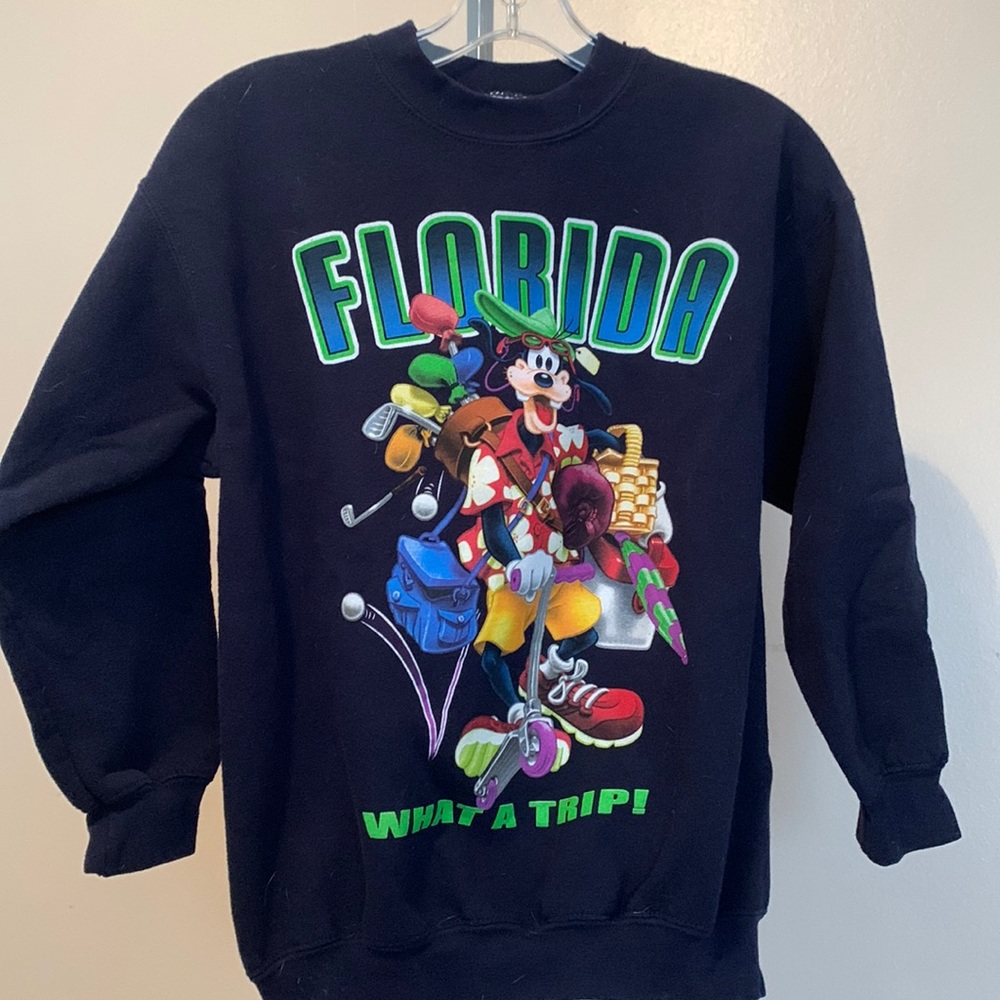 Disney World Florida Youth Navy Goofy Sweatshirt